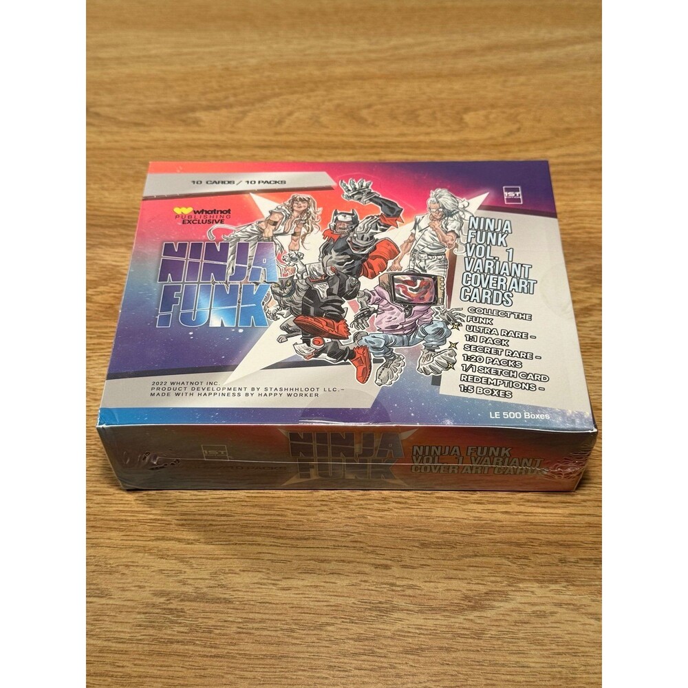 Ninja Funk Vol 1. Cover Art‎ Cards Sealed Box 1st Edition Whatnot